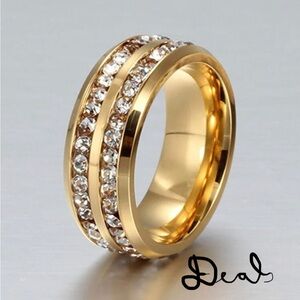 GOLD DIAMOND BRIDAL WEDDING BAND